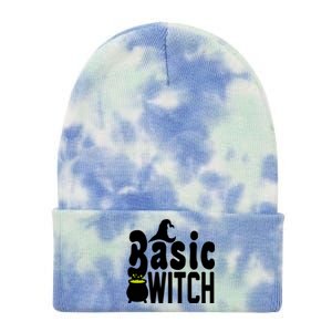 Basic Witch Halloween Funny Tie Dye 12in Knit Beanie