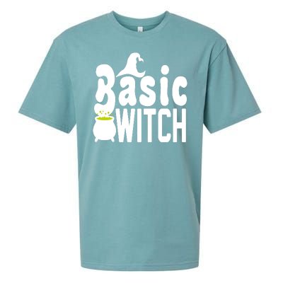 Basic Witch Halloween Funny Sueded Cloud Jersey T-Shirt