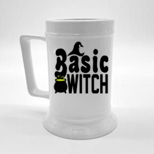 Basic Witch Halloween Funny Beer Stein