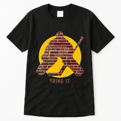 Brick Wall Hockey Goalie Tall T-Shirt