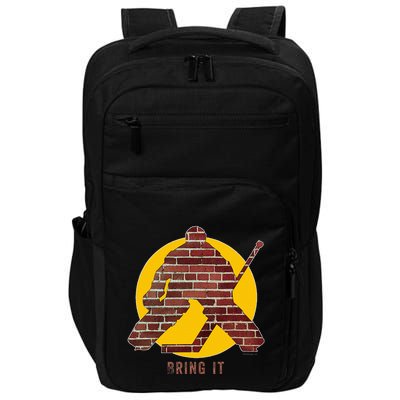 Brick Wall Hockey Goalie Impact Tech Backpack