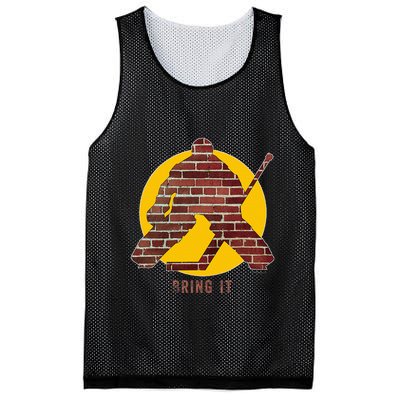 Brick Wall Hockey Goalie Mesh Reversible Basketball Jersey Tank