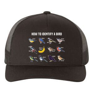 Bird Watcher How To Identify A Bird Unique Birder Yupoong Adult 5-Panel Trucker Hat