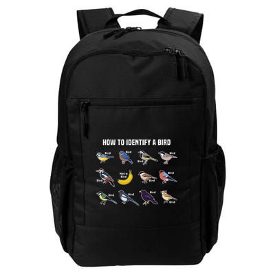 Bird Watcher How To Identify A Bird Unique Birder Daily Commute Backpack