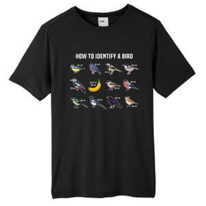 Bird Watcher How To Identify A Bird Unique Birder Tall Fusion ChromaSoft Performance T-Shirt