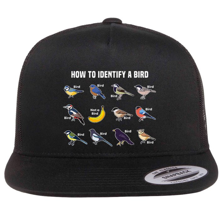 Bird Watcher How To Identify A Bird Unique Birder Flat Bill Trucker Hat