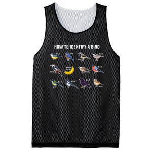 Bird Watcher How To Identify A Bird Unique Birder Mesh Reversible Basketball Jersey Tank