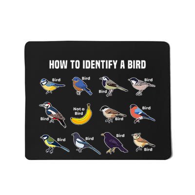 Bird Watcher How To Identify A Bird Unique Birder Mousepad