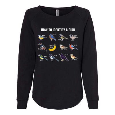 Bird Watcher How To Identify A Bird Unique Birder Womens California Wash Sweatshirt