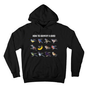 Bird Watcher How To Identify A Bird Unique Birder Tall Hoodie