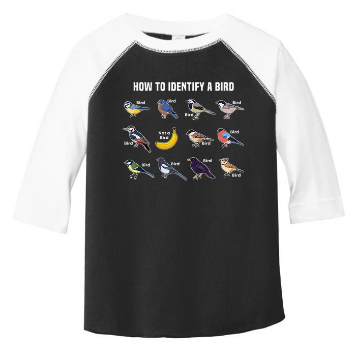 Bird Watcher How To Identify A Bird Unique Birder Toddler Fine Jersey T-Shirt