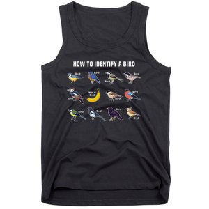 Bird Watcher How To Identify A Bird Unique Birder Tank Top