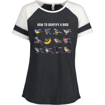 Bird Watcher How To Identify A Bird Unique Birder Enza Ladies Jersey Colorblock Tee