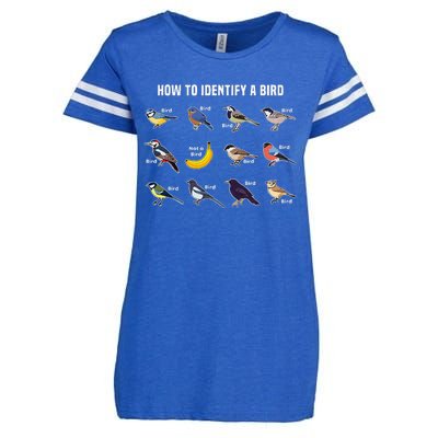 Bird Watcher How To Identify A Bird Unique Birder Enza Ladies Jersey Football T-Shirt