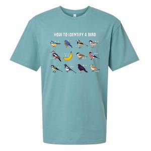 Bird Watcher How To Identify A Bird Unique Birder Sueded Cloud Jersey T-Shirt