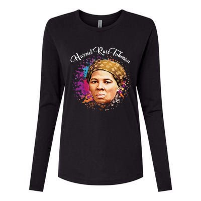 Black Women History Month Harriet Ross Tubman Womens Cotton Relaxed Long Sleeve T-Shirt