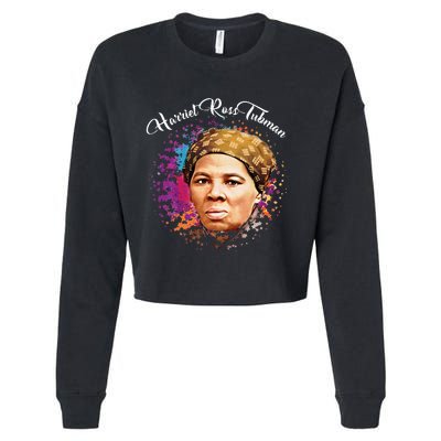 Black Women History Month Harriet Ross Tubman Cropped Pullover Crew