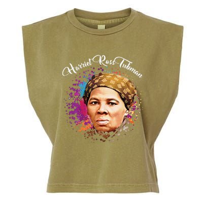 Black Women History Month Harriet Ross Tubman Garment-Dyed Women's Muscle Tee