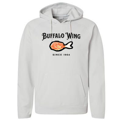 Buffalo Wing Hot And Spicy Performance Fleece Hoodie