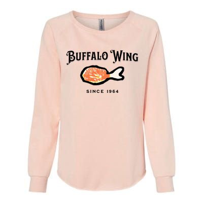 Buffalo Wing Hot And Spicy Womens California Wash Sweatshirt