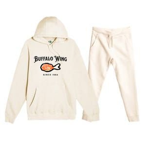 Buffalo Wing Hot And Spicy Premium Hooded Sweatsuit Set