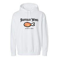 Buffalo Wing Hot And Spicy Garment-Dyed Fleece Hoodie