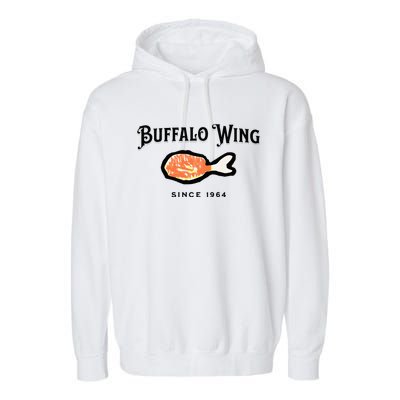 Buffalo Wing Hot And Spicy Garment-Dyed Fleece Hoodie