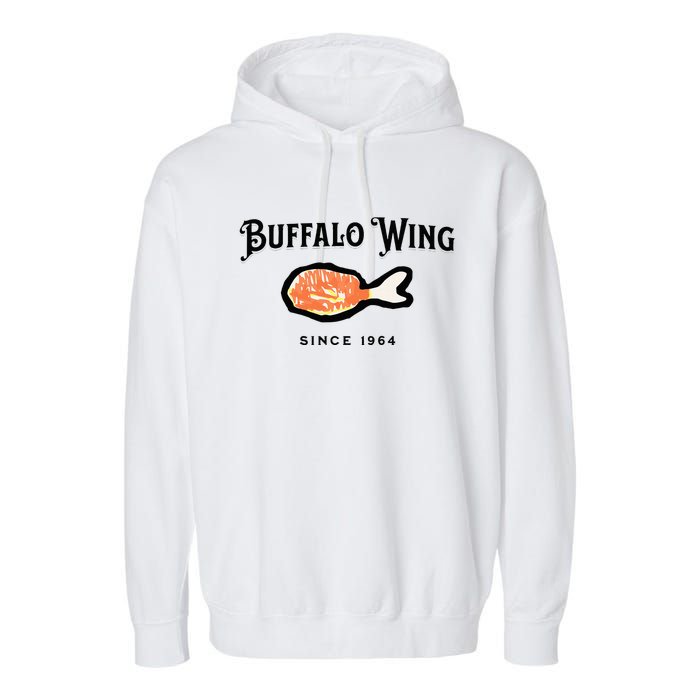 Buffalo Wing Hot And Spicy Garment-Dyed Fleece Hoodie