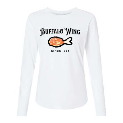 Buffalo Wing Hot And Spicy Womens Cotton Relaxed Long Sleeve T-Shirt