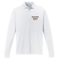 Buffalo Wing Hot And Spicy Performance Long Sleeve Polo