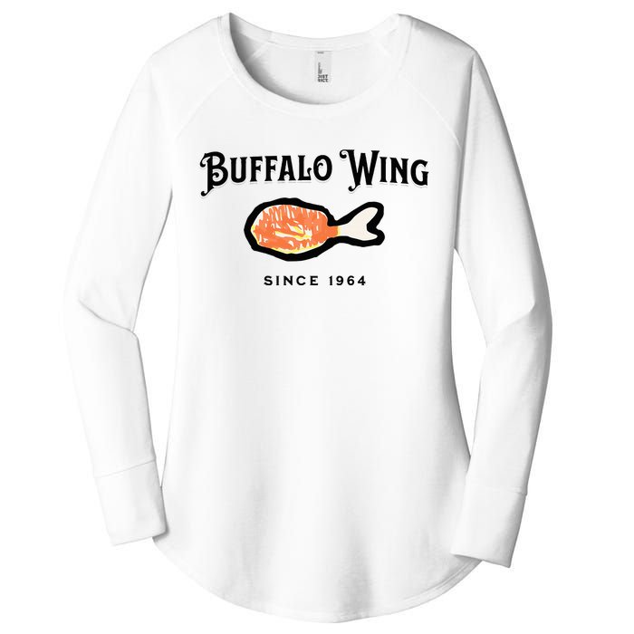 Buffalo Wing Hot And Spicy Women's Perfect Tri Tunic Long Sleeve Shirt