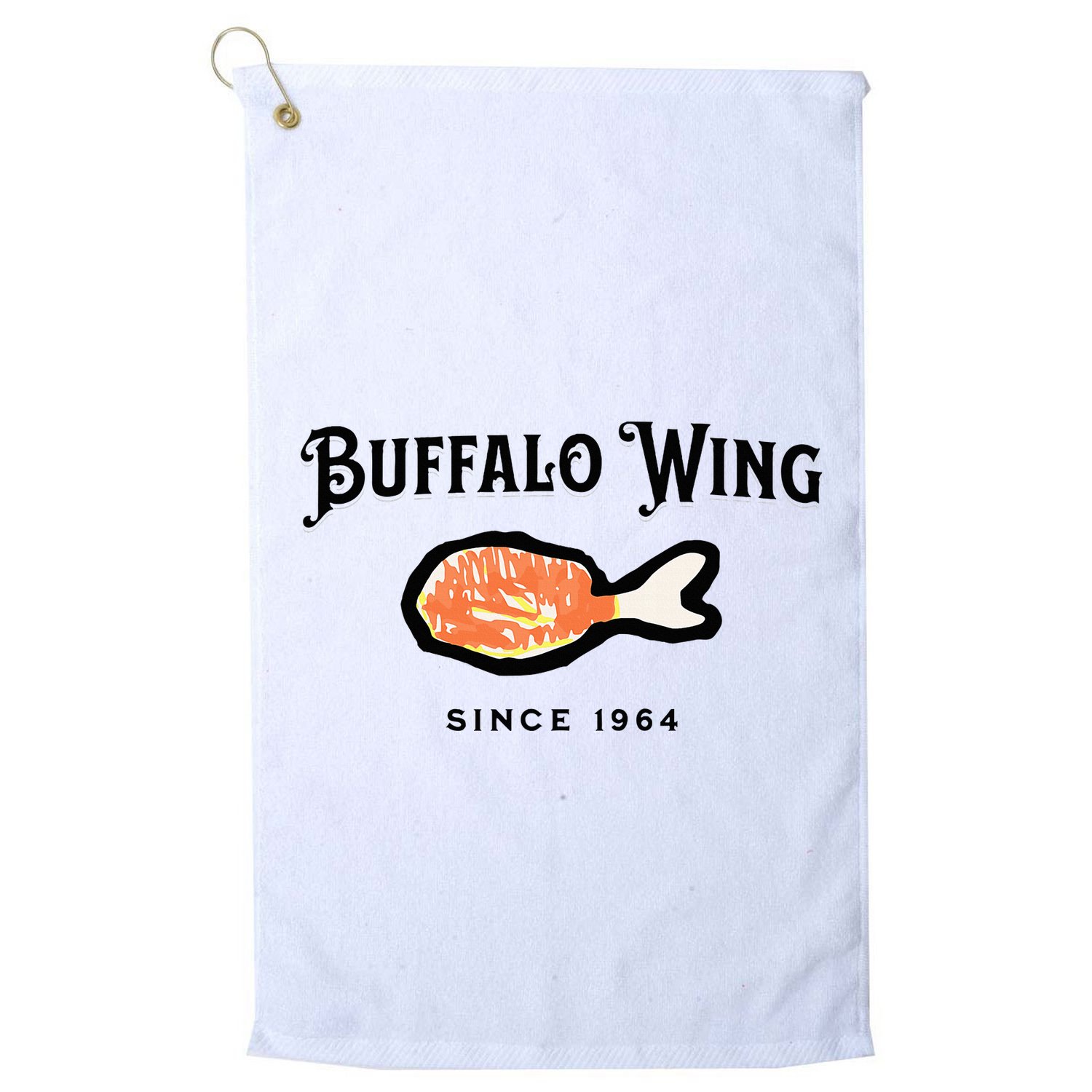 Buffalo Wing Hot And Spicy Golf Towel