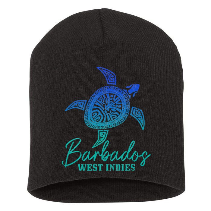 Barbados West Indies Bajan Sea Turtle Scuba Diving Short Acrylic Beanie