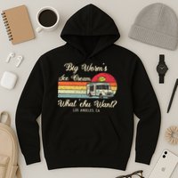 Big Worms Ice Cream Funny Retro Vintage Style Hoodie