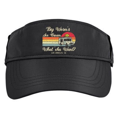 Big Worms Ice Cream Funny Retro Vintage Style Adult Drive Performance Visor