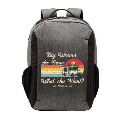 Big Worms Ice Cream Funny Retro Vintage Style Vector Backpack