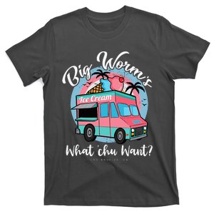 Big Worms Ice Cream Truck What Chu Want Men Summer Vacation T-Shirt