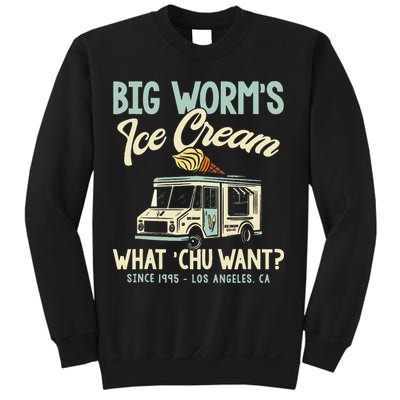 Big Worms Ice Cream What Chu Want Sweatshirt