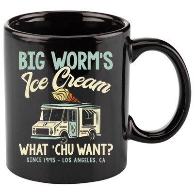 Big Worms Ice Cream What Chu Want 11oz C Handle Ceramic Mug