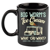 Big Worms Ice Cream What Chu Want 11oz C Handle Ceramic Mug
