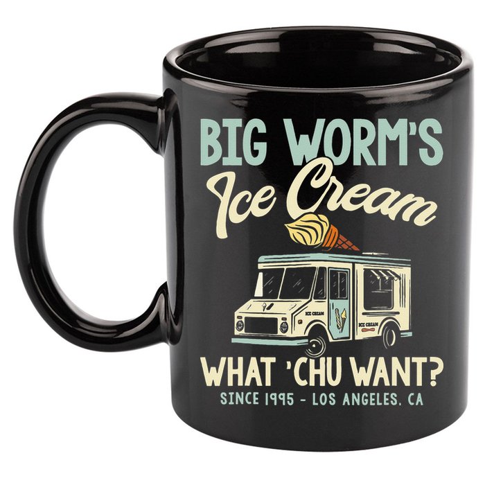 Big Worms Ice Cream What Chu Want 11oz C Handle Ceramic Mug