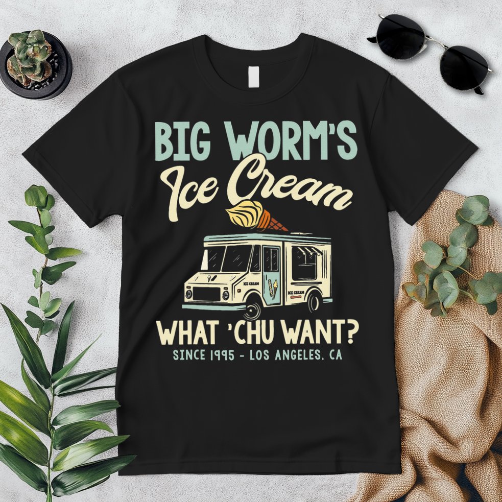Big Worms Ice Cream What Chu Want Premium T-Shirt