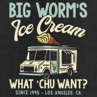 Big Worms Ice Cream What Chu Want Golf Towel