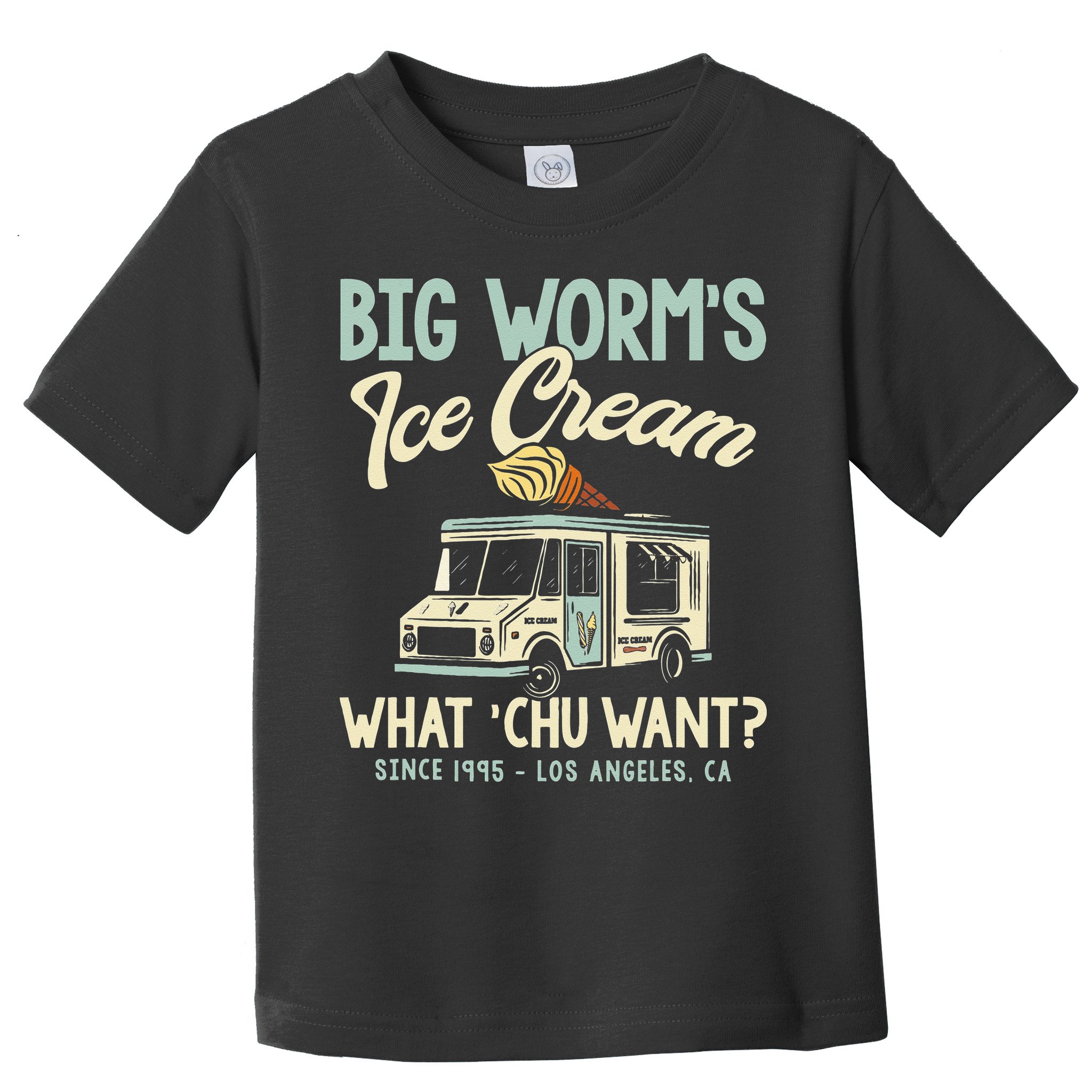 Big Worms Ice Cream What Chu Want Toddler T-Shirt