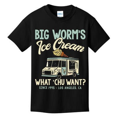 Big Worms Ice Cream What Chu Want Kids T-Shirt