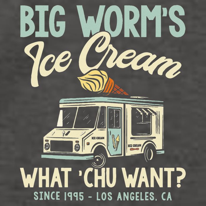 Big Worms Ice Cream What Chu Want Vector Backpack