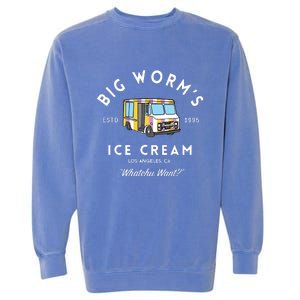 Big Worm&39;s Ice Cream &Quot;Whatchu Want&quot; Los Angeles CA Garment-Dyed Sweatshirt