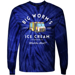 Big Worm&39;s Ice Cream &Quot;Whatchu Want&quot; Los Angeles CA Tie-Dye Long Sleeve Shirt