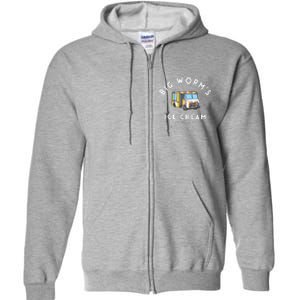 Big Worm&39;s Ice Cream &Quot;Whatchu Want&quot; Los Angeles CA Full Zip Hoodie