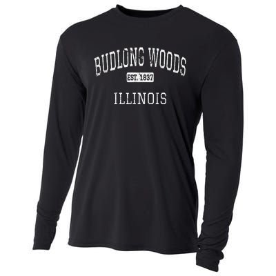 Budlong Woods Illinois Chicago Il Vintage Cooling Performance Long Sleeve Crew